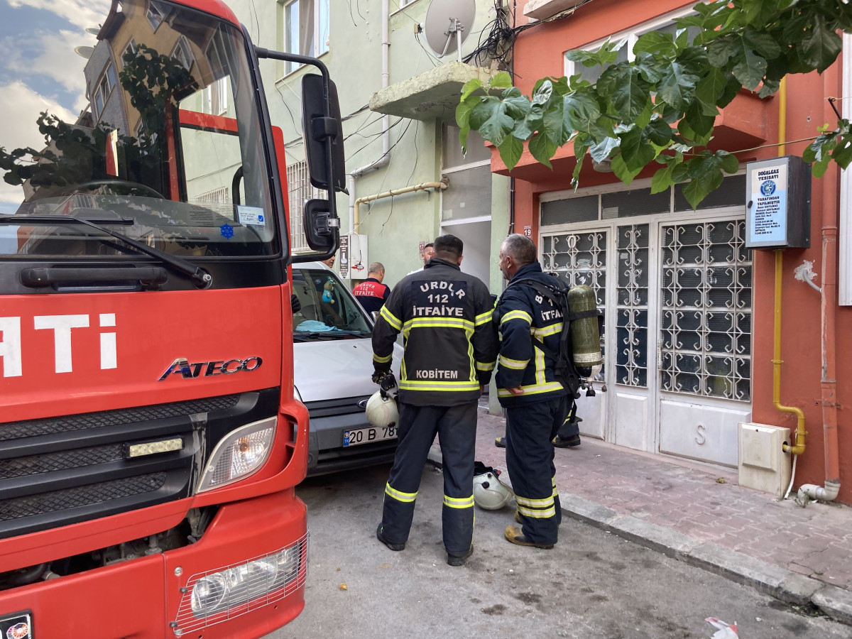 Burdur'da çamaşır makinesinden çıkan yangın söndürüldü